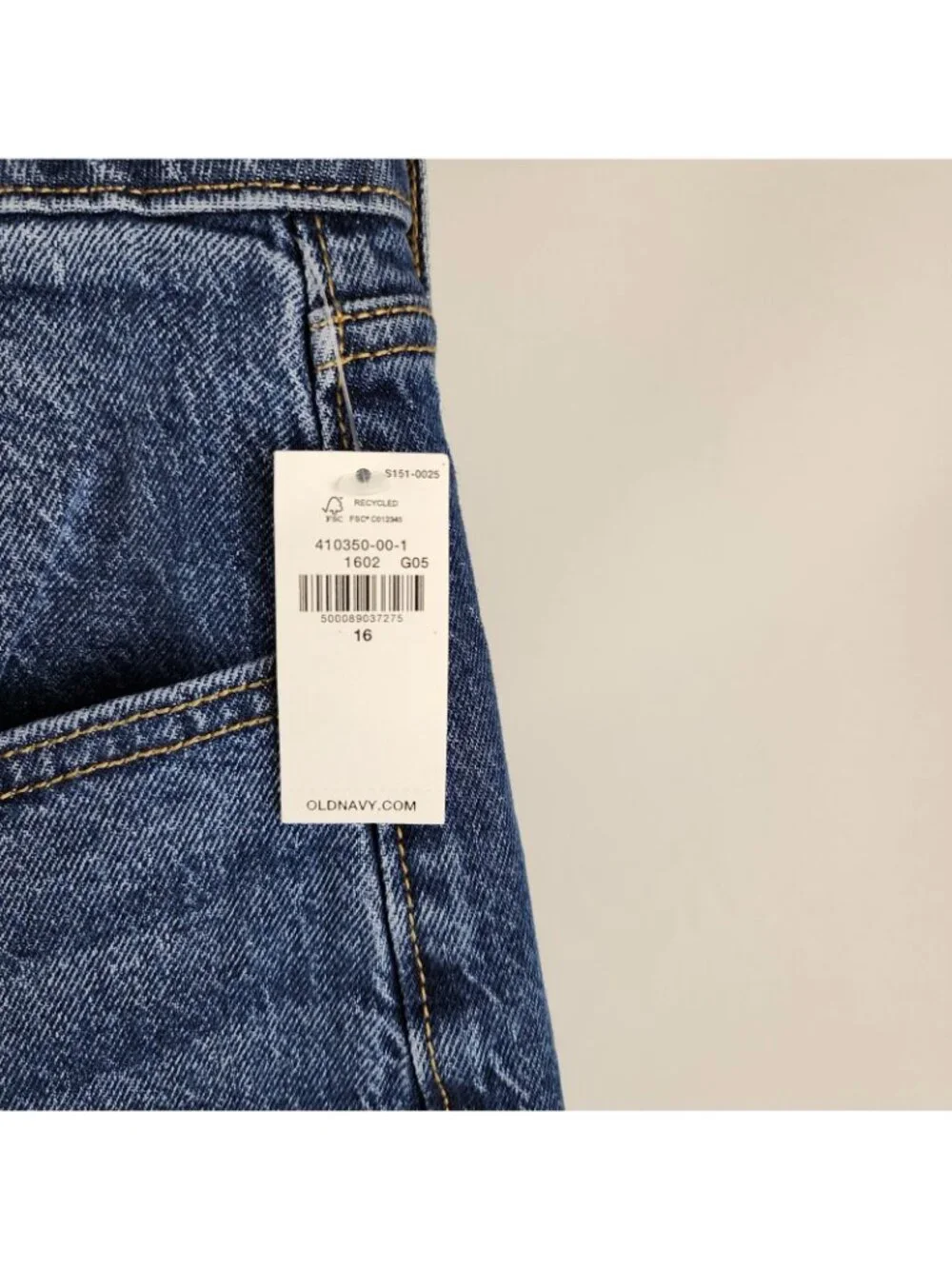 Old Navy Jeans Womens 16 Blue Sky Hi Wide Leg Denim (34x31) NWT